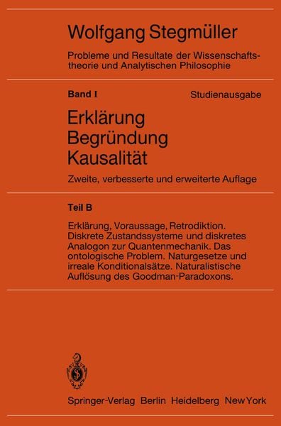 Produktbild: Statistische Erkl&auml;rungen. Deduktiv-nomologische Erkl&auml;rungen in pr&auml;zisen Modellsprachen Offene Probleme