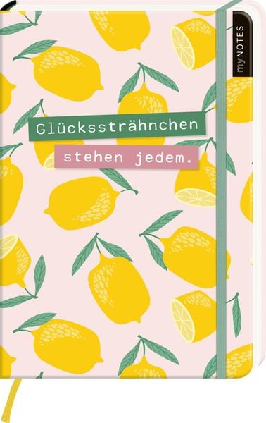 Produktbild: MyNOTES Notizbuch A5: Glückssträhnchen stehen jedem - notebo