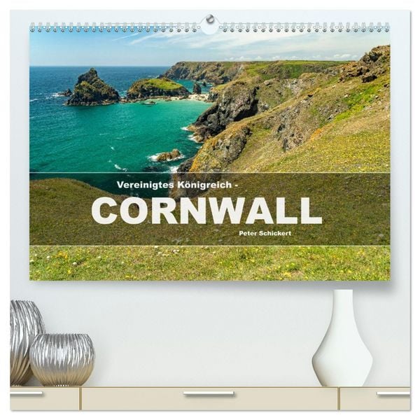 Produktbild: Vereinigtes K&ouml;nigreich - Cornwall (hochwertiger Premium Wandkalender 2026 DIN A2 quer), Kunstdruck in Hochglanz