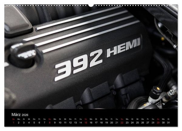 Produktbild: Dodge Challenger SRT8 (Wandkalender 2026 DIN A2 quer), CALVENDO Monatskalender