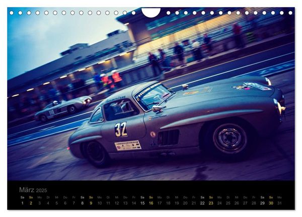 Produktbild: Mercedes Benz 300SL - Racing (Wandkalender 2025 DIN A4 quer), CALVENDO Monatskalender