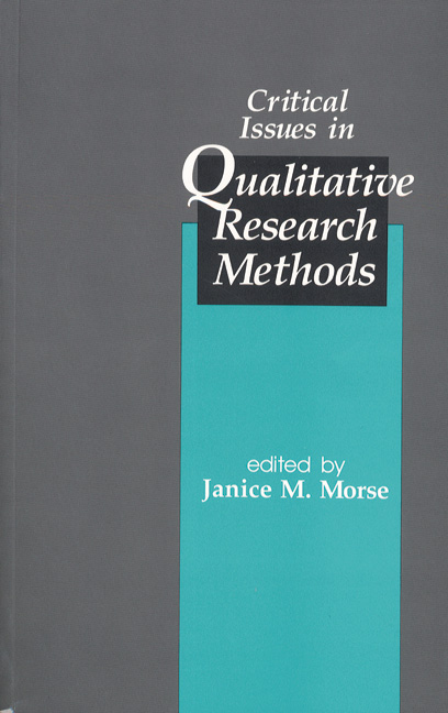 Produktbild: Critical Issues in Qualitative Research Methods