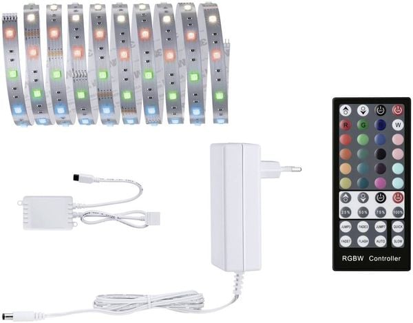 Paulmann MaxLED Basic 79864 LED-Streifen-Komplettset mit Stecker 24V 3m Warmweiß 1St.