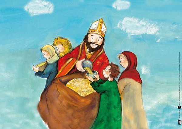 Produktbild: Wundervoller Nikolaus. Kamishibai Bildkartenset.