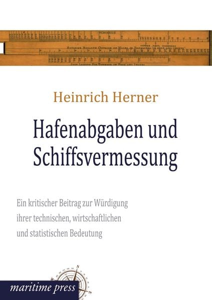Produktbild: Hafenabgaben und Schiffsvermessung
