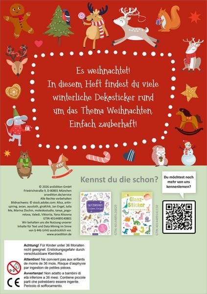 Produktbild: Weihnachtssticker