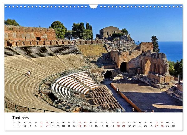 Produktbild: Sizilien - der Osten und die Liparischen Inseln (Wandkalender 2026 DIN A3 quer), CALVENDO Monatskalender