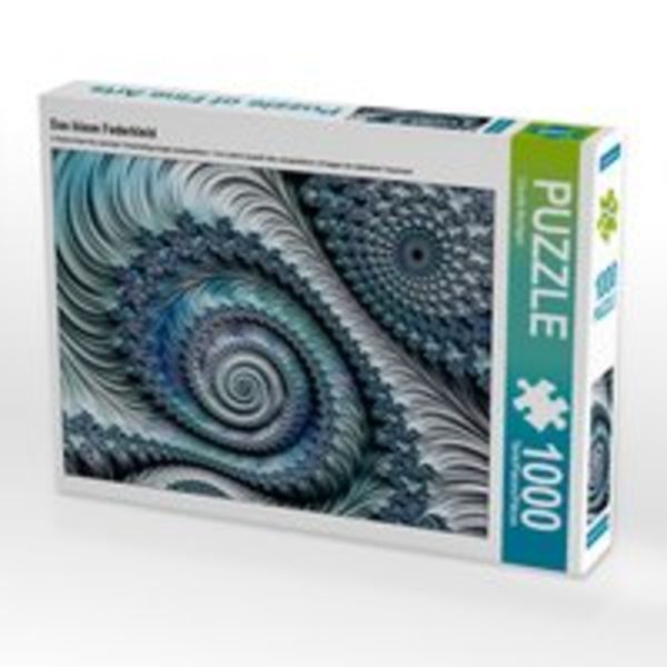 CALVENDO Puzzle Das blaue Federkleid 1000 Teile Lege-Größe 64 x 48 cm Foto-Puzzle Bild von Claudia Burlager