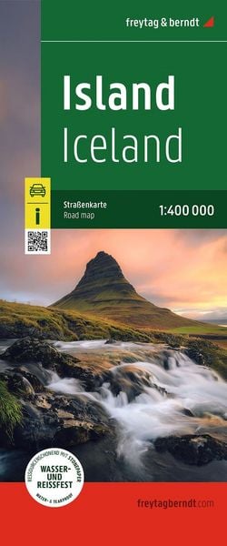 Produktbild: Freytag & berndt Stra&szlig;enkarte Island, Softcover 1:400.000