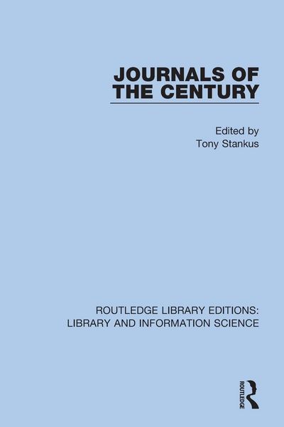 Produktbild: Journals of the Century
