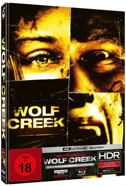Produktbild: Wolf Creek - 2-Disc Mediabook B (4K Ultra HD Blu-ray + Blu-ray)