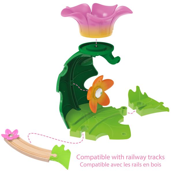 Produktbild: BRIO Flora - 36232 Azaleas Blumenschaukel | Spielset f&uuml;r endlosen fantasievollen Spielspa&szlig; f&uuml;r M&auml;dchen und Jungen ab 3 Jahren - wundersch&ouml;nes Geschenk