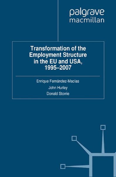 Produktbild: Transformation of the Employment Structure in the EU and USA, 1995-2007