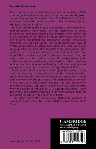 Produktbild: Politics in Argentina, 1890 1930
