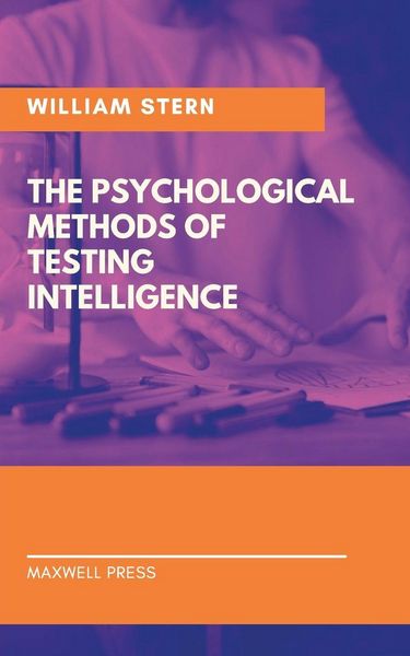 Produktbild: The Psychological Methods of Testing Intelligence