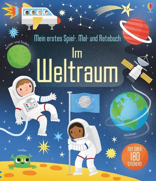Produktbild: Mein erstes Spiel-, Mal- und Ratebuch: Im Weltraum