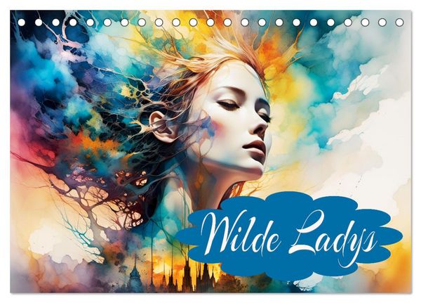 Produktbild: Wilde Ladys (Tischkalender 2026 DIN A5 quer), CALVENDO Monatskalender