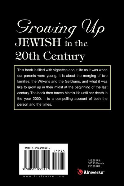 Produktbild: Growing Up Jewish in the 20th Century
