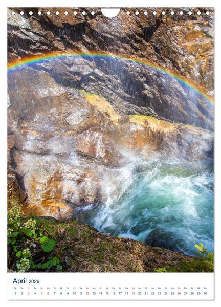 Produktbild: Sch&ouml;ner Wasserfall (Wandkalender 2026 DIN A4 hoch), CALVENDO Monatskalender