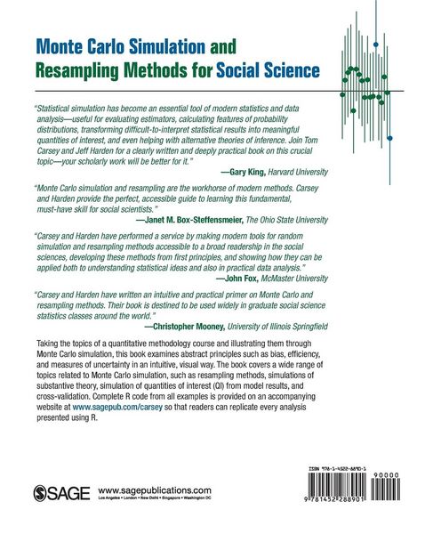 Produktbild: Monte Carlo Simulation and Resampling Methods for Social Science