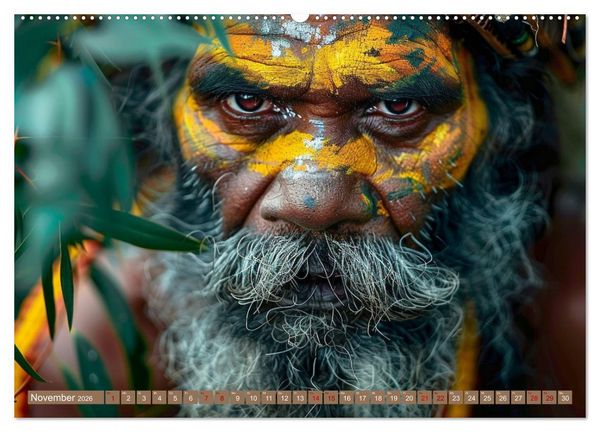 Produktbild: Aborigines - Farben des Outback (hochwertiger Premium Wandkalender 2026 DIN A2 quer), Kunstdruck in Hochglanz