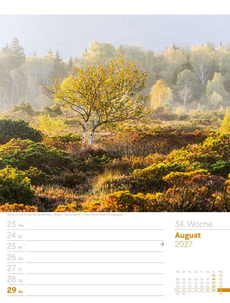 Produktbild: Unser Wald Wochenplaner Kalender 2027
