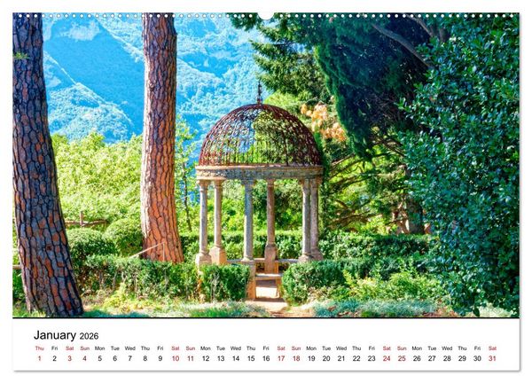 Produktbild: Gulf of Naples - Highlights (High Quality Premium Wall Calendar 2026 DIN A2 landscape),CALVENDO 12 Month Wall Calendar
