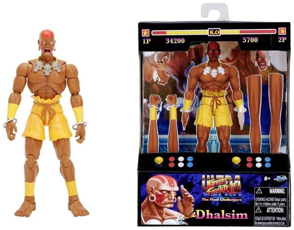 'JADA TOYS Street Fighter II Dhalsim 6' Figure'