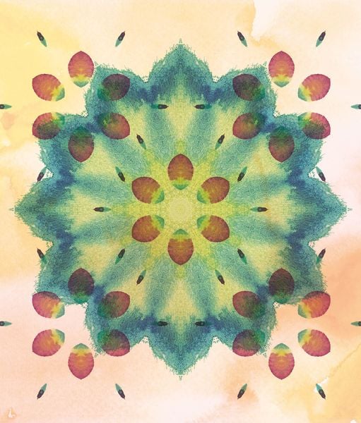 Produktbild: Malbuch Inside Out: Watercolor Mandala