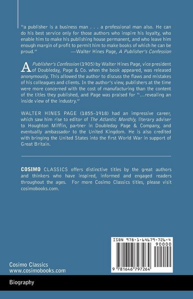 Produktbild: A Publisher's Confession