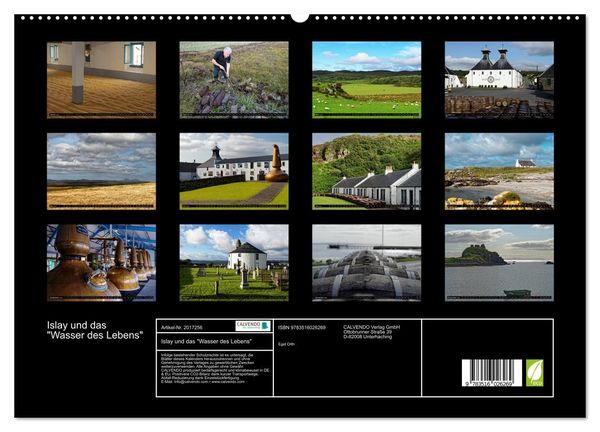 Produktbild: Islay und das "Wasser des Lebens" (hochwertiger Premium Wandkalender 2026 DIN A2 quer), Kunstdruck in Hochglanz