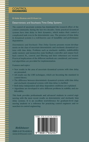Produktbild: Deterministic and Stochastic Time-Delay Systems