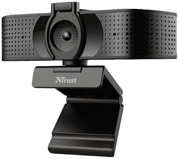 Produktbild: Trust Teza 4K-Webcam 3840 x 2160 Pixel Standfu&szlig;, Klemm-Halterung