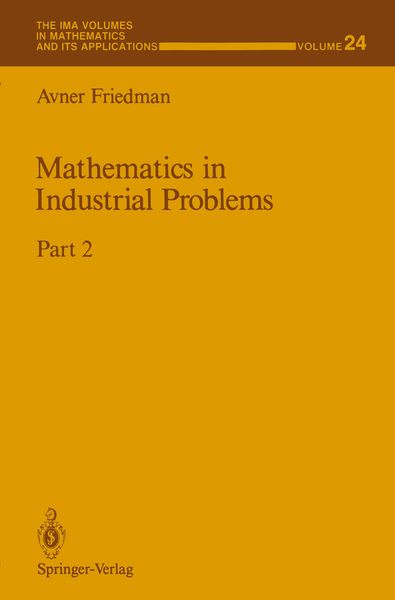 Produktbild: Mathematics in Industrial Problems