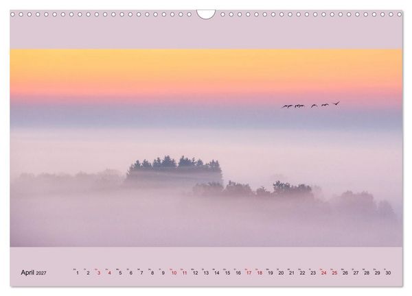Produktbild: Fogscapes - magische Nebellandschaften (Wandkalender 2027 DIN A3 quer), CALVENDO Monatskalender