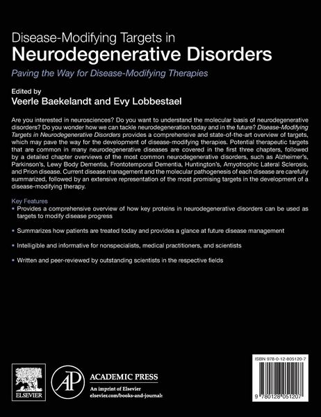 Produktbild: Disease-Modifying Targets in Neurodegenerative Disorders