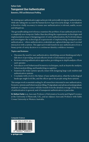 Produktbild: Transparent User Authentication