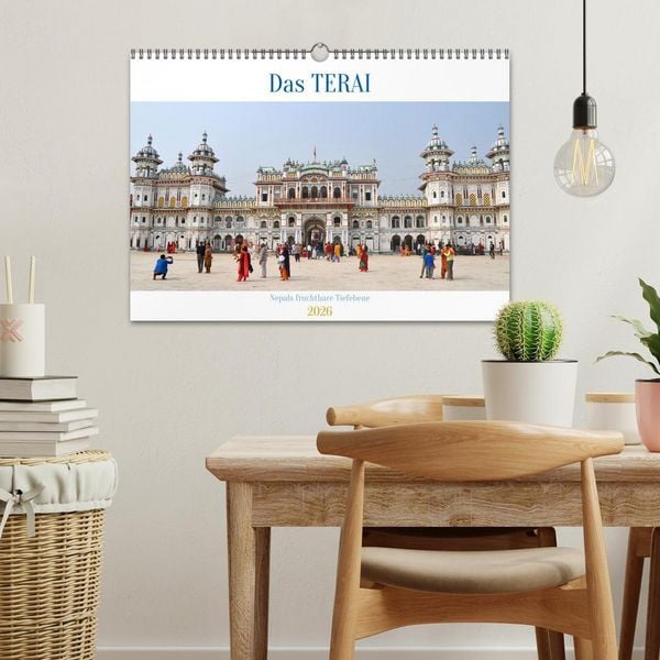 Produktbild: Das TERAI, Nepals fruchtbare Tiefebene (Wandkalender 2026 DIN A3 quer), CALVENDO Monatskalender