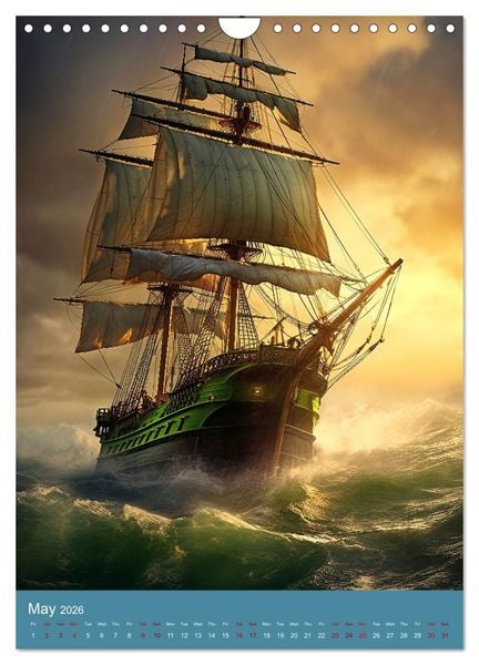 Produktbild: Weathering a Storm (Wall Calendar 2026 DIN A4 portrait), CALVENDO 12 Month Wall Calendar