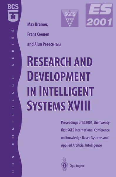 Produktbild: Research and Development in Intelligent Systems XVIII