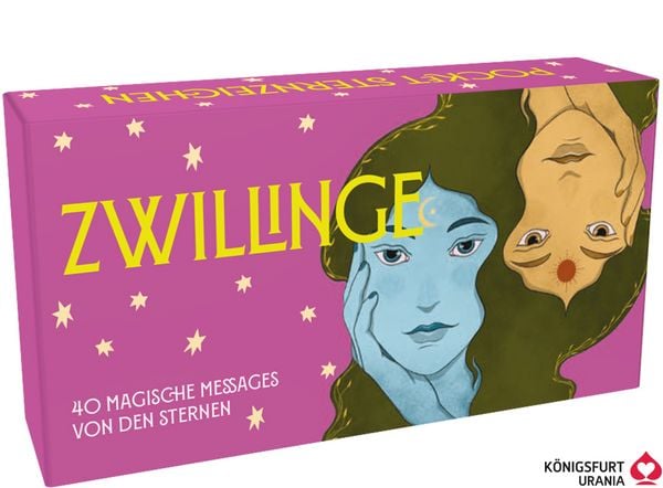 Produktbild: Sternzeichen Zwillinge 40 Karten in Magnetschachtel