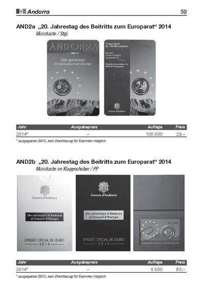 Produktbild: Die 2-Euro-M&uuml;nzen