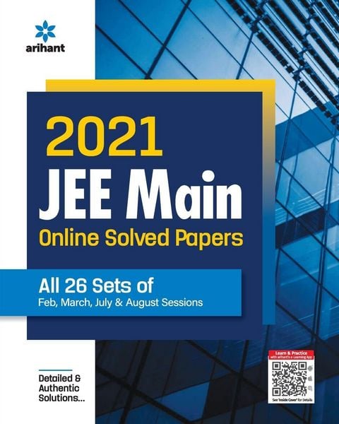 Produktbild: 2021 JEE Main Online Solved Papers All 26 Sets Of Feb, March, July & Aug Sessions
