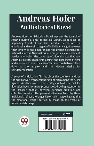 Produktbild: Andreas Hofer An Historical Novel