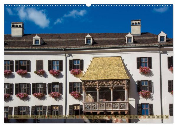 Produktbild: Innsbruck - Die Stadt im Herzen der Alpen (hochwertiger Premium Wandkalender 2026 DIN A2 quer), Kunstdruck in Hochglanz