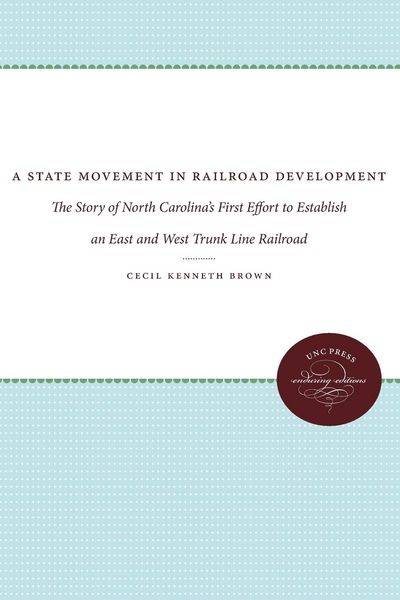 Produktbild: A State Movement in Railroad Development