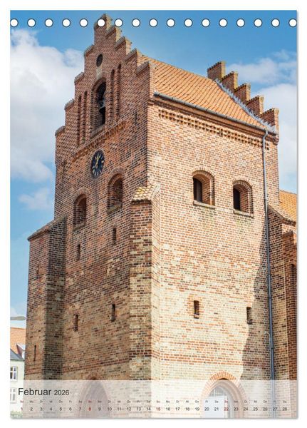 Produktbild: D&auml;nemark - Historisches F&uuml;nen (Tischkalender 2026 DIN A5 hoch), CALVENDO Monatskalender