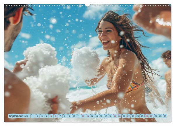 Produktbild: Eisbaden (Wandkalender 2026 DIN A2 quer), CALVENDO Monatskalender