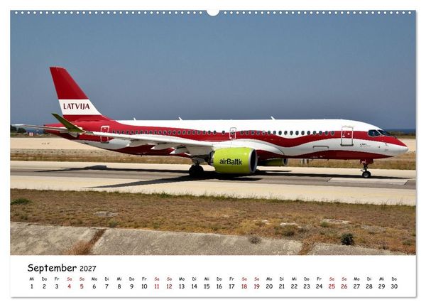 Produktbild: Faszination Luftfahrt Vielfalt zwischen Himmel und Vorfeld (Wandkalender 2027 DIN A2 quer), CALVENDO Monatskalender