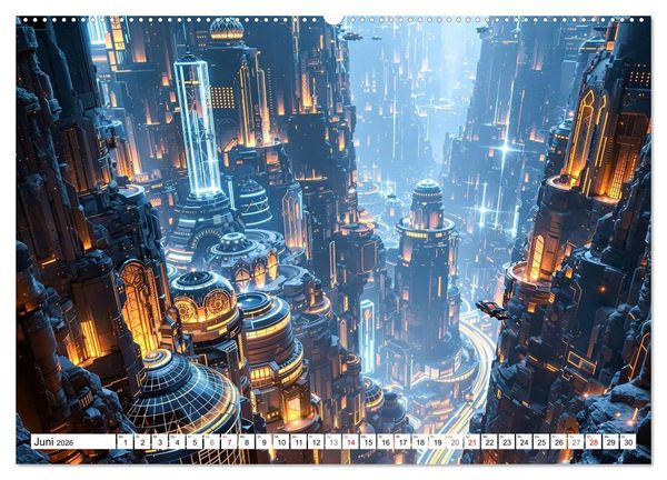 Produktbild: Welten aus Licht (Wandkalender 2026 DIN A2 quer), CALVENDO Monatskalender